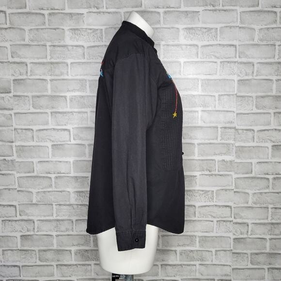 Vintage 1992 Western Embroidered Southwest Canyon Button Up, size Small - Picture 3 of 6